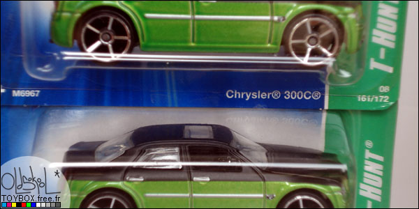 Comparatif de la teinte verte de la TH Chrysler 300C HEMI