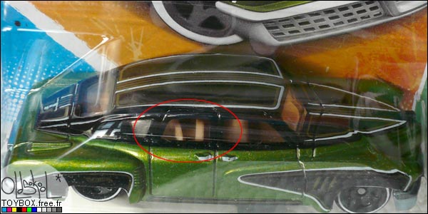 Le volant  l'arrire sur la Hot Wheels Treasure Hunt Tucker Torpedo