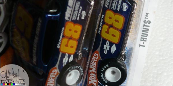 Comparaison de la teinte du 68 sur la Hot Wheels Super T- Hunt$ '57 Chevy