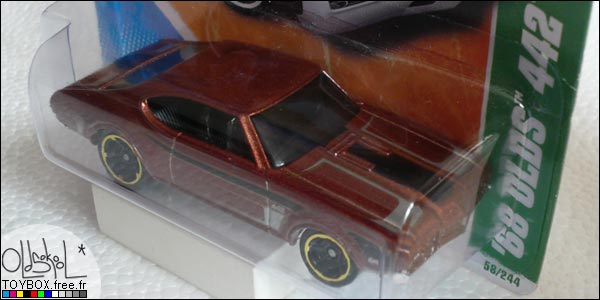 Variation de la Hot Wheels Treasure Hunt '68 Olds 442